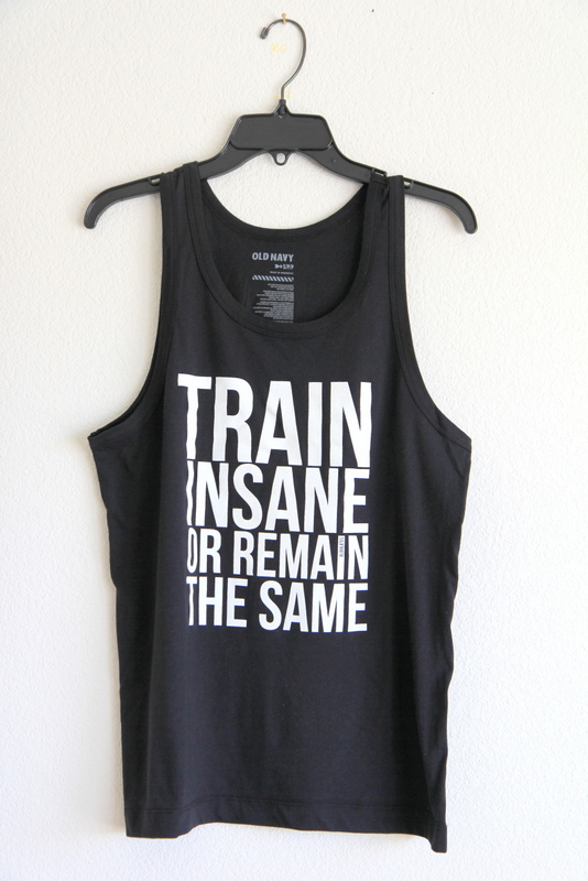 train insane men's tank