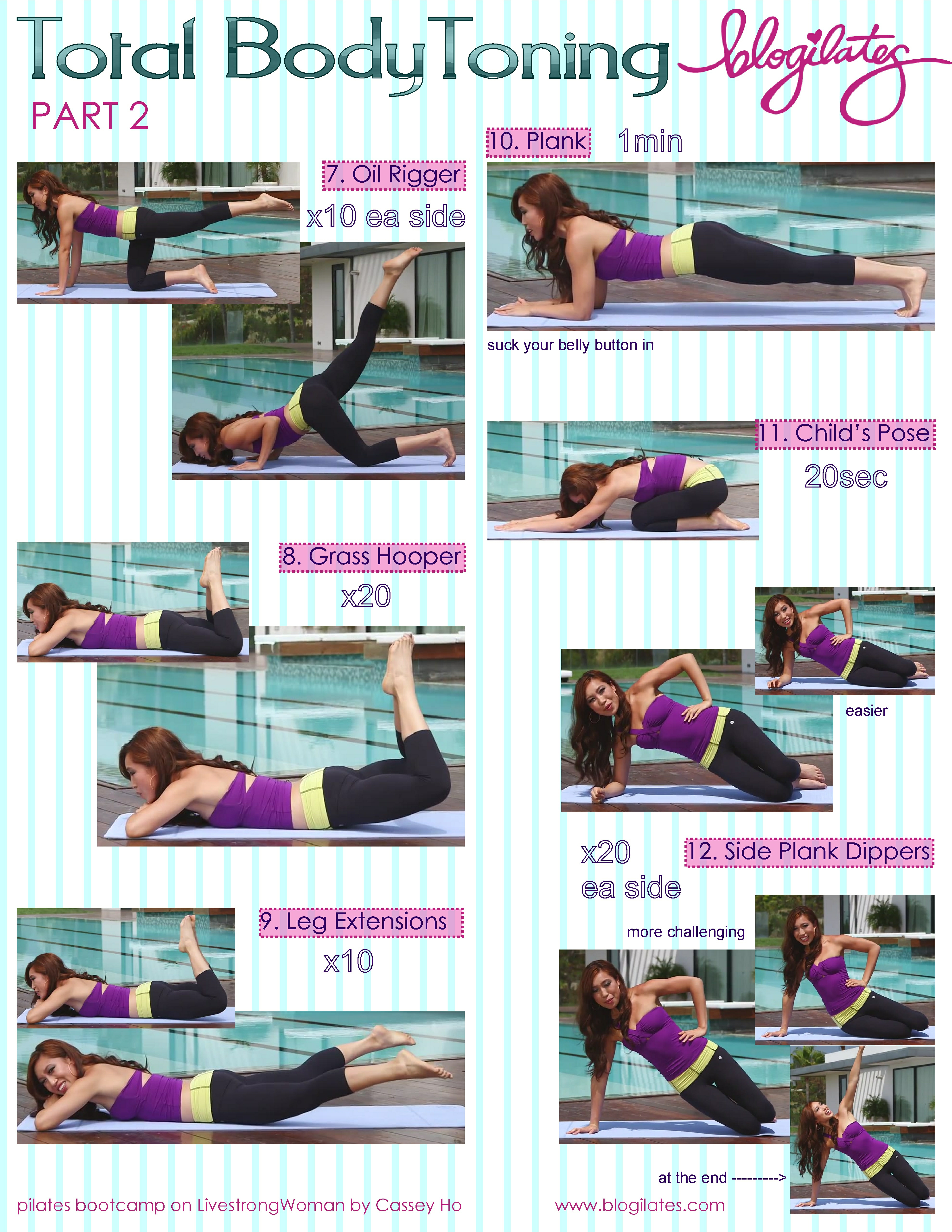 Body toning with Pilates