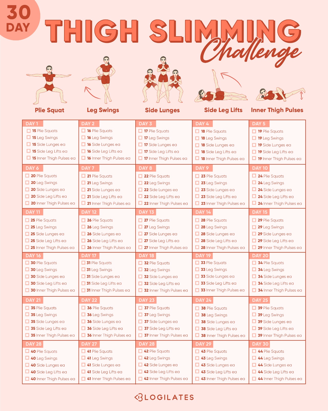 30 day lean leg challenge