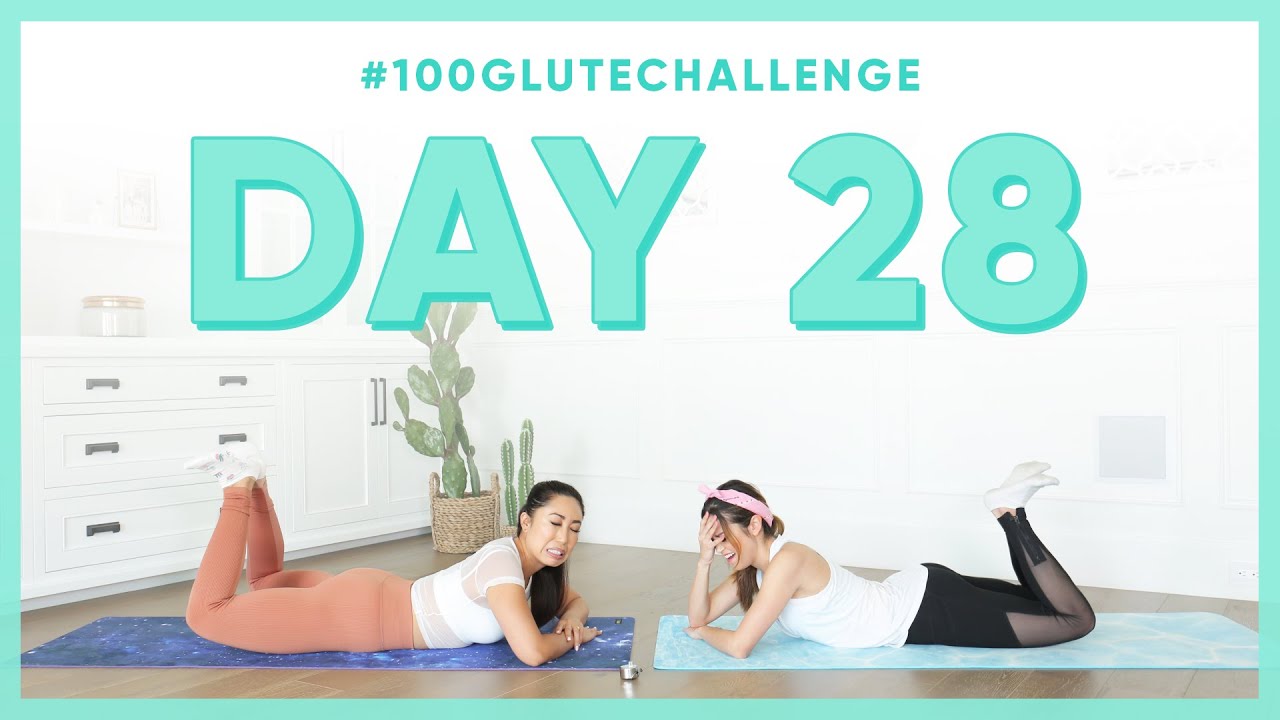 Day 28 Double Hammy Curls 100 Glute Challenge W Megan Nicole