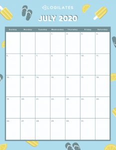 The Cutest 2020 Printable Calendars *FREE* - Blogilates