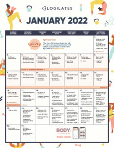 The Blogilates January 2022 Workout Calendar! - Blogilates