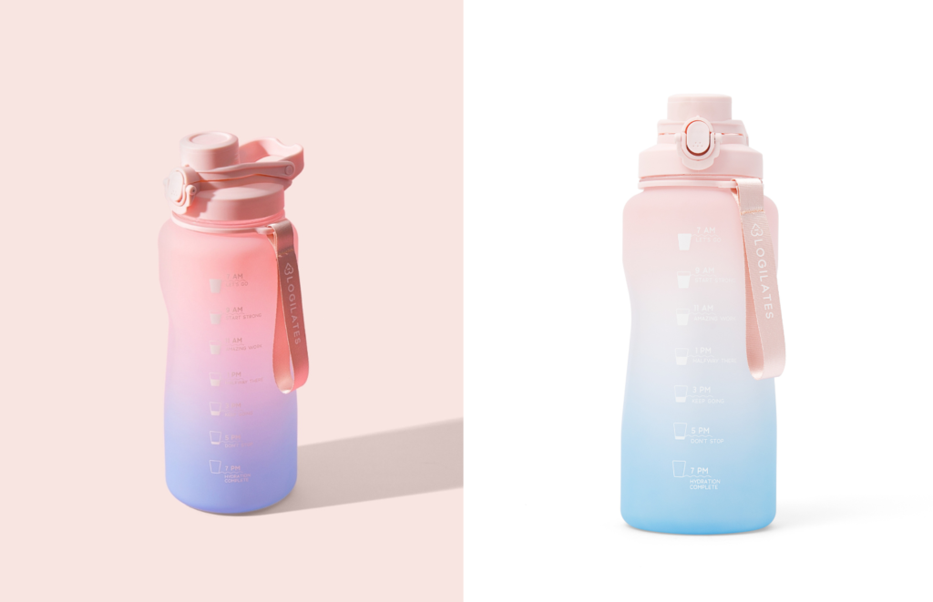 Blogilates Water Bottle Sling - Peach