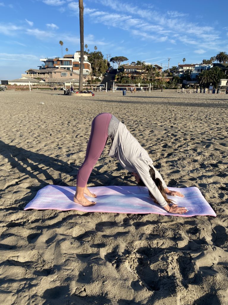 POPFLEX on X: Our Desert Sky vegan suede yoga mat might be our