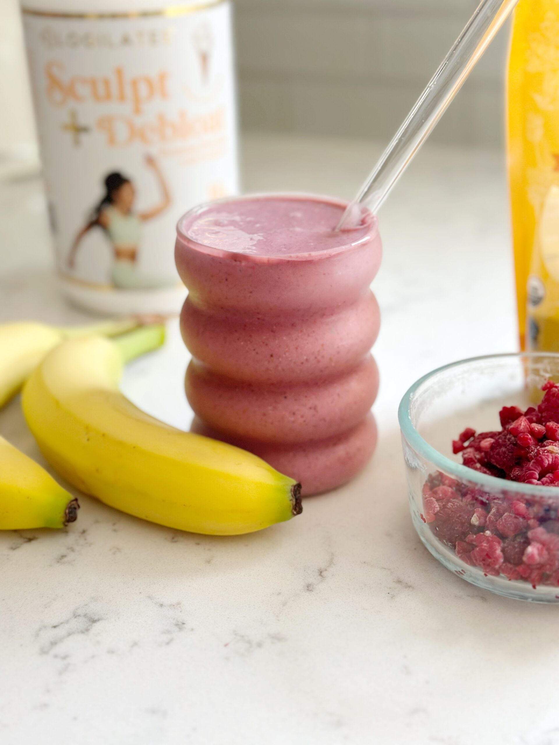 A High Fiber Smoothie for PB&J Lovers - Blogilates