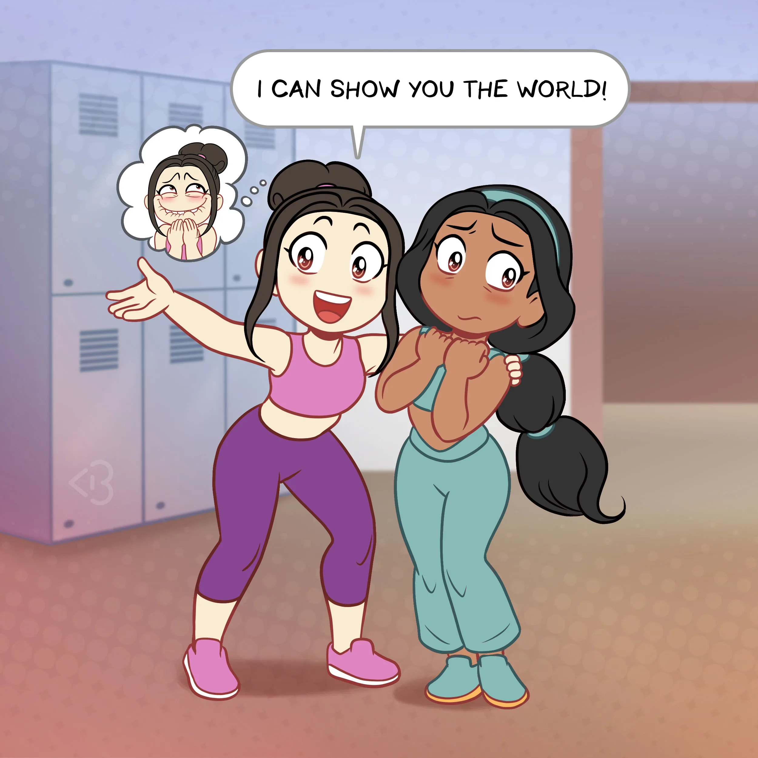 Princess Jasmine goes to the Gym - Blogilates