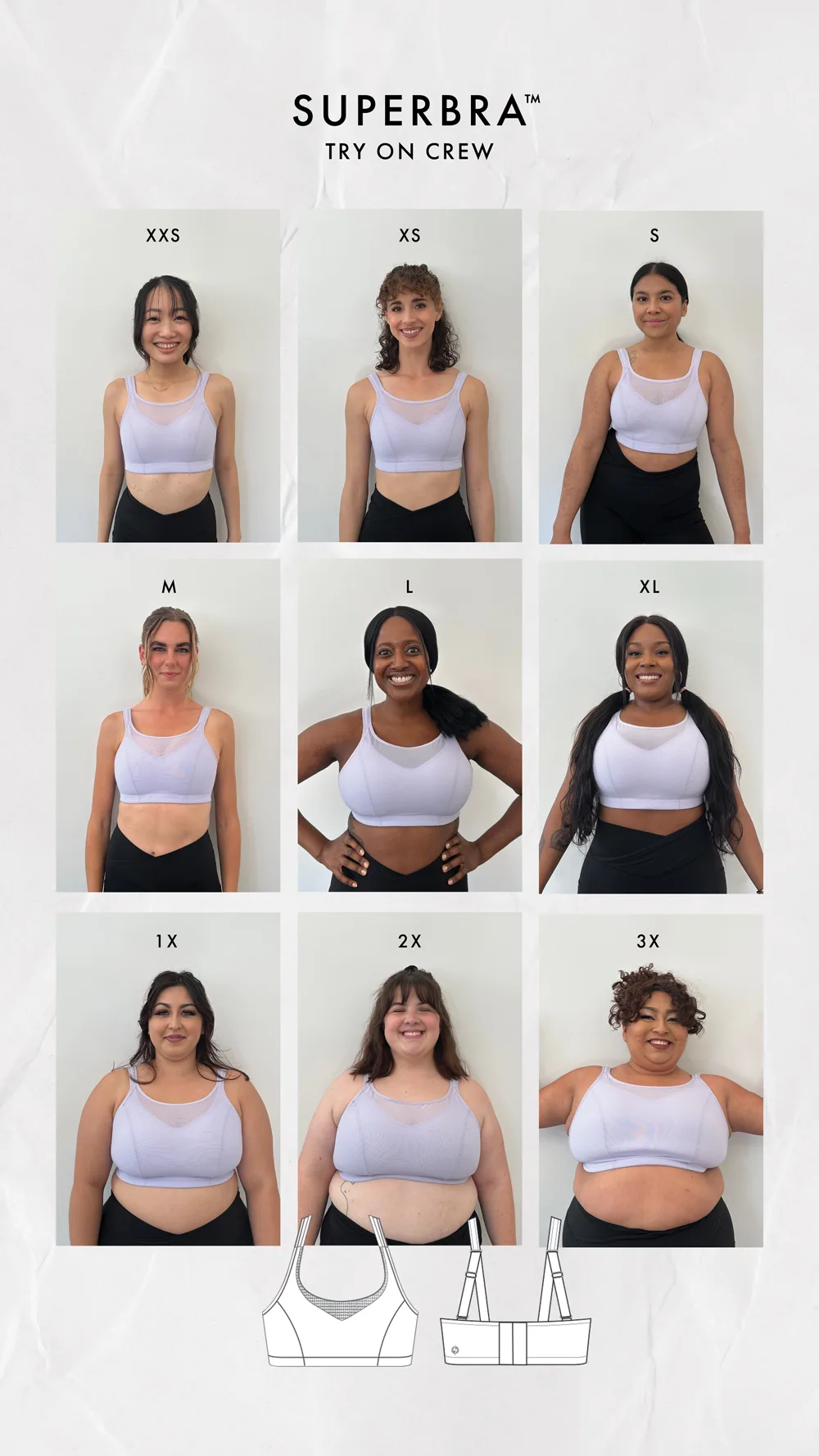 Back in 2021, we gave you guys an “Ultimate Bra Survey”, asking you to help  us design the best fitting and most supportive sports bra