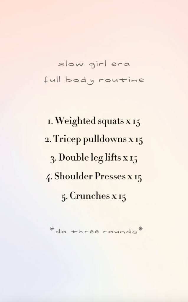 blogilates slow girl era full body workout